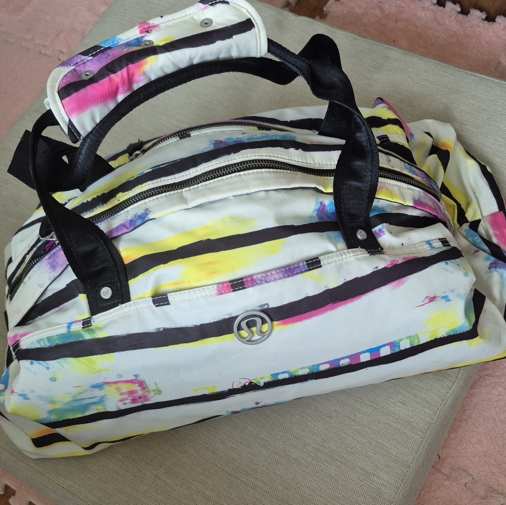 Lululemon Watercolour Duffle Bag